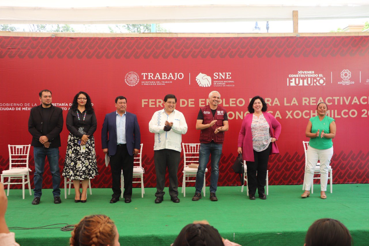 Impulsa Jose Carlos Acosta Feria del Empleo en Xochimilco