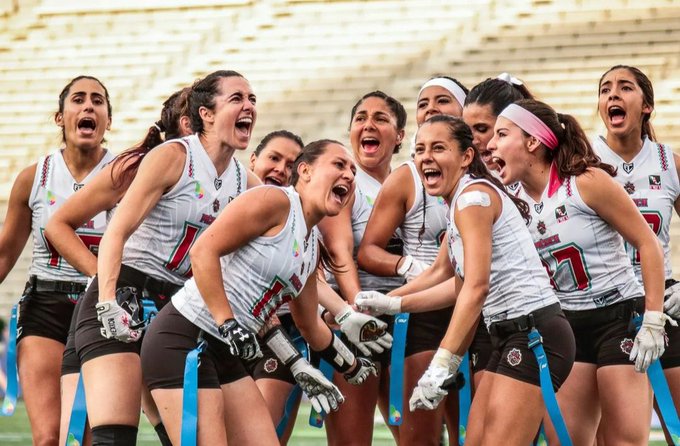Histórico: borra México a sus rivales y gana oro en tochito bandera femenil en World Games 2022