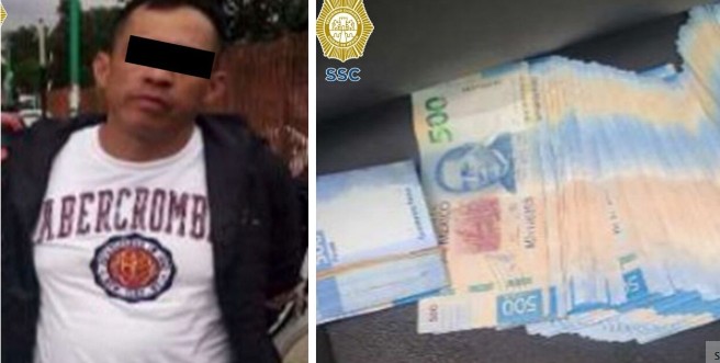 Policía capitalina recupera más de cien mil pesos robados