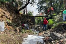 Limpieza de barrancas Xochimilco lluvias