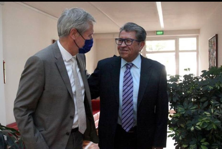 Ricardo Monreal se reúne con diplomáticos de la Unión Europea