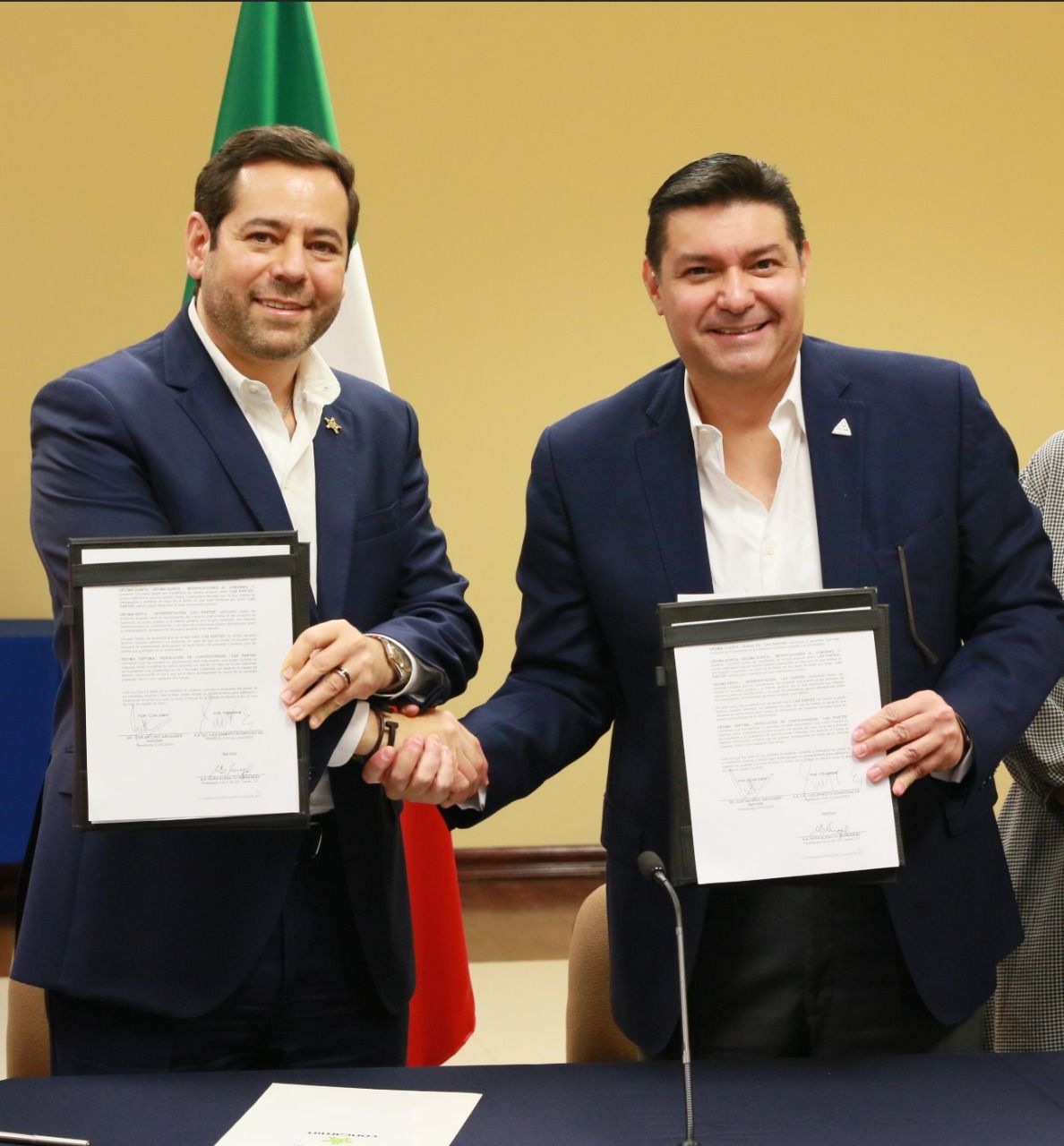 CAAAREM y CONCAMIN firman convenio de colaboración para impulsar el comercio exterior y fomentar las mejores prácticas aduaneras