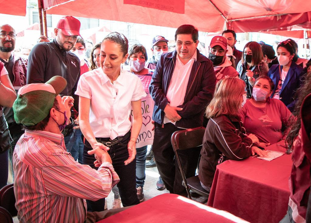 José Carlos Acosta acompaña a Jefa de Gobierno a la Feria del Bienestar en San Gregorio Atlapulco