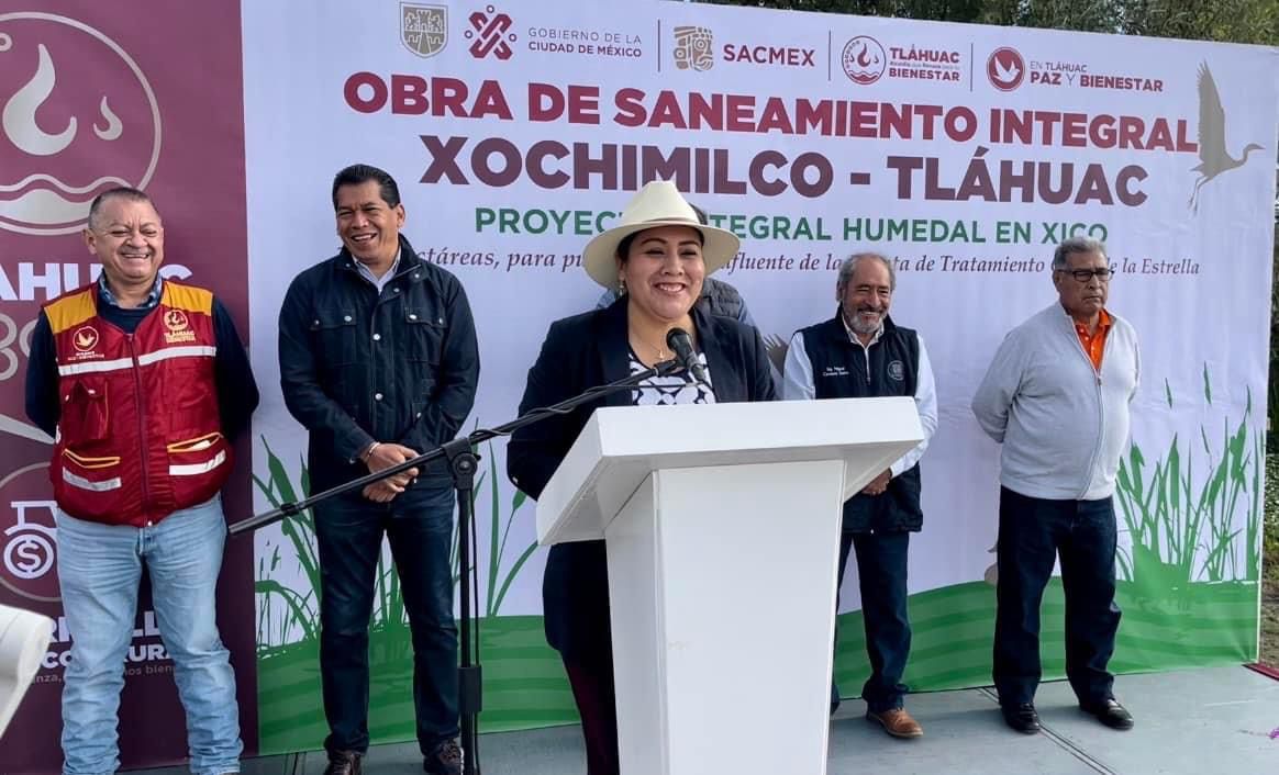Presentan proyecto de saneamiento integral de humedales en Tláhuac