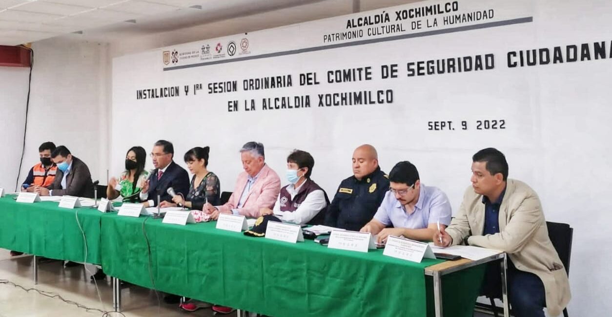 Instala José Carlos Acosta Comité de Seguridad Ciudadana en Xochimilco