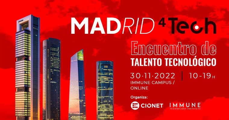 Llega Madrid for Tech, el mayor encuentro de talento tecnológico de Latinoamerica y España