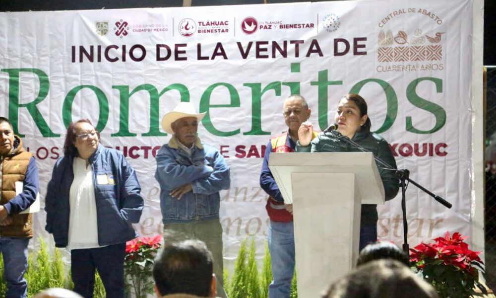 Tláhuac y Central de Abasto hacen alianza para apoyar a productores de romeritos