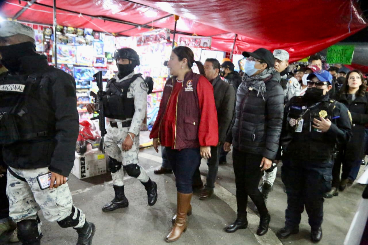 Supervisa Berenice Calderón operativo de seguridad con motivo de ‘Día de Reyes’, en Tláhuac