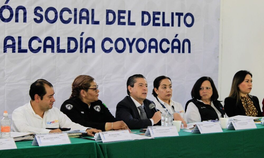 Destaca Coyoacán reducción de índices de inseguridad en 43.8%