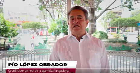 Pío López Obrador invita a sumarse al proyecto de Marcelo Ebrard