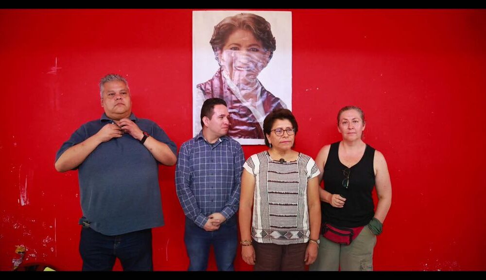 Diputados de Morena celebran triunfo de Delfina Gómez en el Edomex