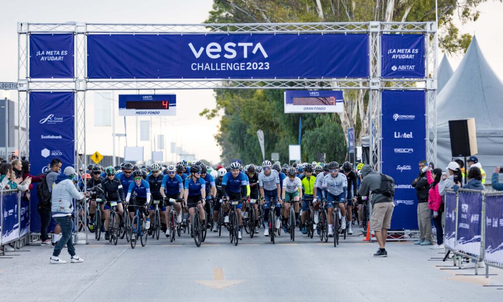 Vesta Challenge 2023: 400 ciclistas rodaron por un México mejor