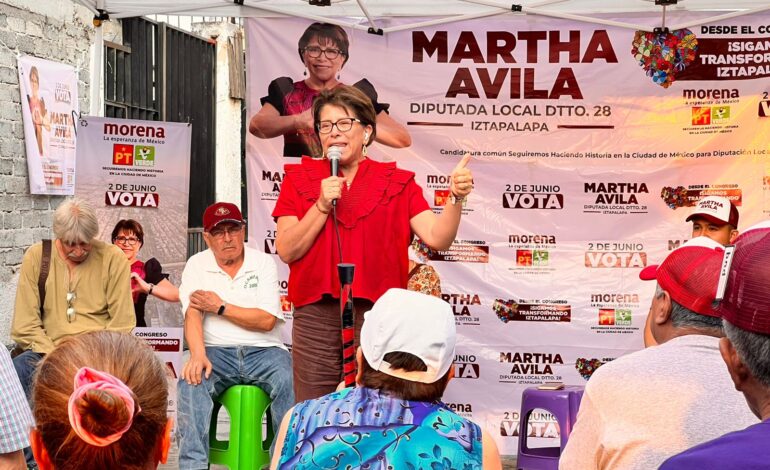 Martha Avila va por Sistema Público de Cuidados