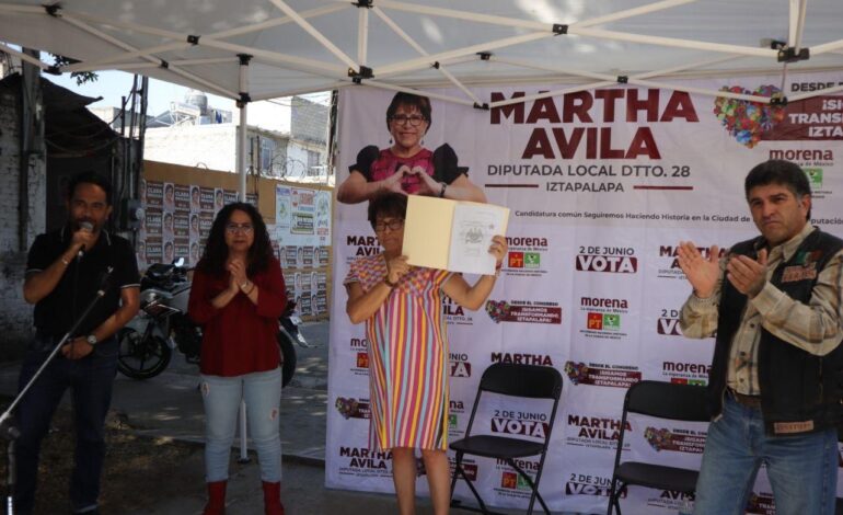 Martha Ávila se compromete a  seguir haciendo historia en el distrito 28