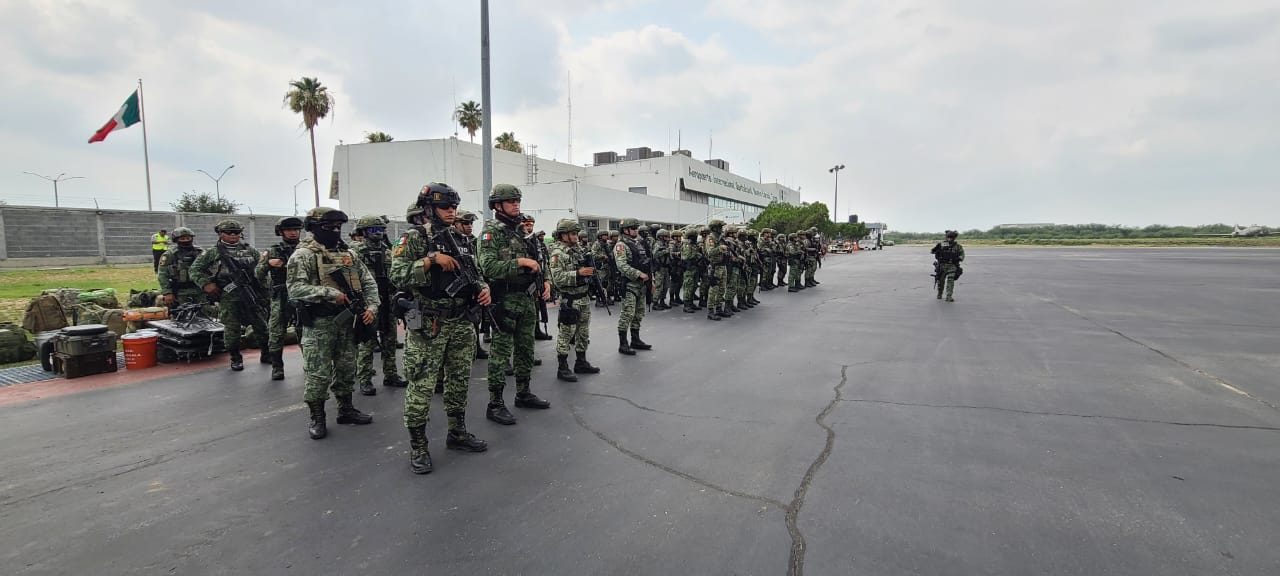 Ejército Mexicano refuerza seguridad en Nuevo Laredo